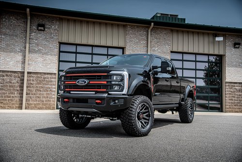 Side view of 2024 Ford F-250 Harley Davidson