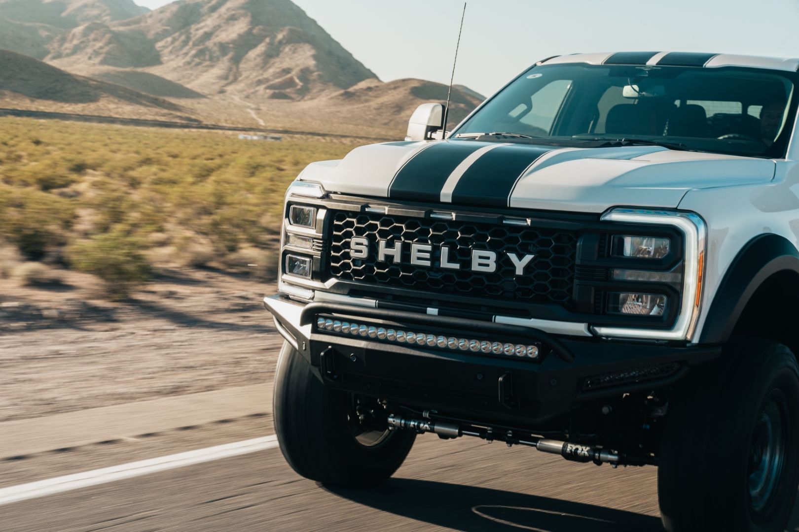 2024 Ford F-250 Shelby Super Baja on the road